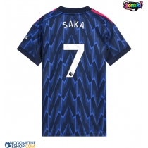 Ženski Nogometni dresi Arsenal Bukayo Saka #7 Gostujoči 2025-26 Kratek Rokav